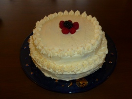 Sponge Cake with Maple-Rum Butter Cream Ronit Penso