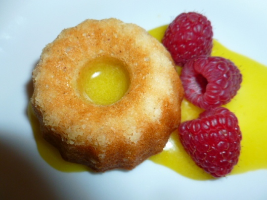 Cardamom Friands with Lemon Curd Ronit Penso