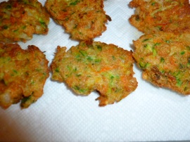 Zucchini, Carrots and Onion Fritters Ronit Penso