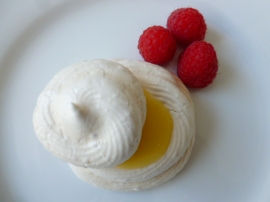 Meringue Nests with Meyer Lemon Curd Ronit Penso