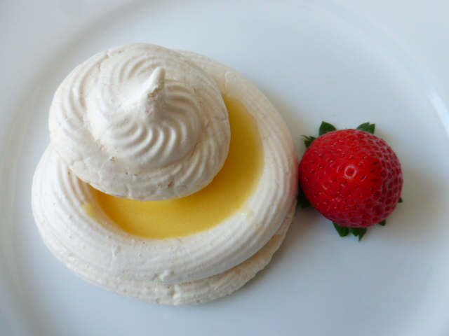 Meringue Nests with Meyer Lemon Curd Ronit Penso