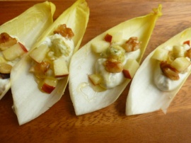 Endive Apple and Blue Cheese Dressing Ronit Penso