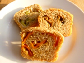 Multi Flour Bread stuffed with Roasted Vegetables Ronit Penso