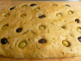 Multi Grain Focaccia with Grapes and Rosemary Ronit Penso